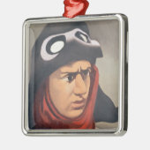 Guynemer 1921-23年のポートレート メタルオーナメント (左)