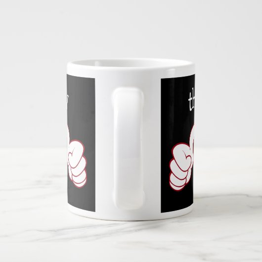 Guysおもしろい Jumbo Coffee Cup ジャンボコーヒーマグカップ (裏面)