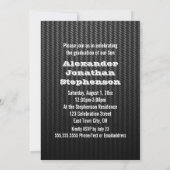 GuysカスタムBanner写真卒業招待状 招待状 (裏面)