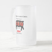 Guysホームバックヤードグリリングビールソーダハンドル フロストグラスビールジョッキ (正面左)