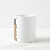 Guys Am I Cooked? Funny Cat Meme Panic Reaction コーヒーマグカップ (中央)