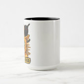 Guys Am I Cooked? Funny Cat Meme Panic Reaction マグカップ (中央)