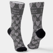 Guys fall in love too, Dark gray ソックス (傾斜あり)