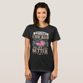 Guys from CHICAGO do it better USA flag Tシャツ (正面フル)