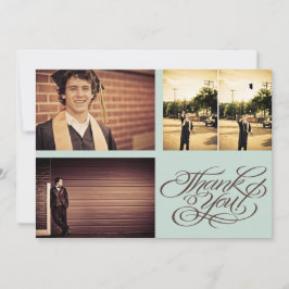 Guys Graduation THANK YOUフォトカード 案内状