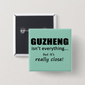 Guzhengは全てではない 缶バッジ (正面&裏面)