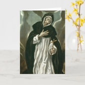 GuzmanのSt Dominic カード (黄色い花)