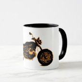 Guzziのオートバイのマグ マグカップ (正面右)