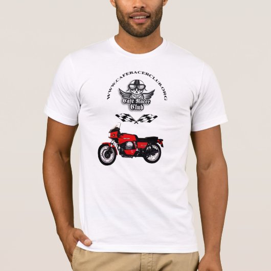 Guzziレーサー Tシャツ (正面)