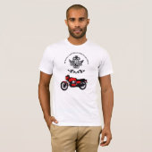 Guzziレーサー Tシャツ (正面フル)