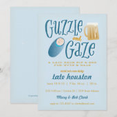 Guzzle and Gaze ベビーシャワー招待状 招待状 (正面/裏面)