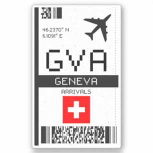 GVAジュネーブボーディングパス – スイストラベル シール
