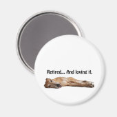 GVVグレイハウンド退職したと愛する マグネット (正面/裏面)