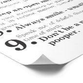 GWの礼儀作法 ポスター (角)