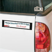 *GWはFraud_Bumperstickerです バンパーステッカー (トラック上)
