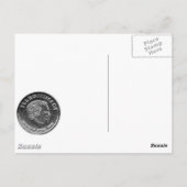 GWブッシュ銀盗難選挙コインポストカード ポストカード (裏面)