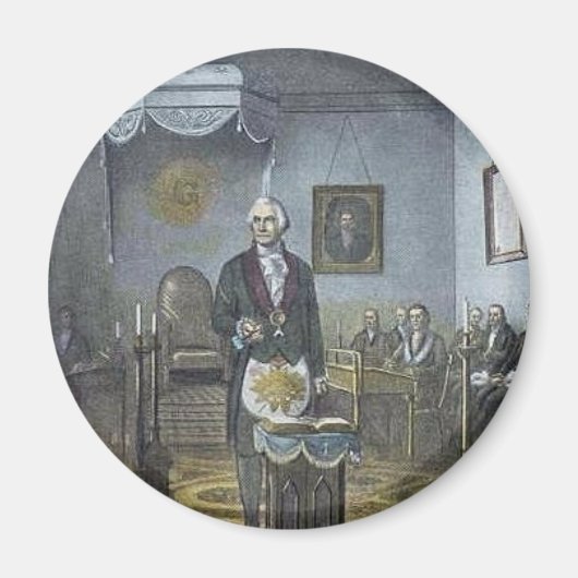 GWAlexandriaLodgePC1 マグネット (正面)