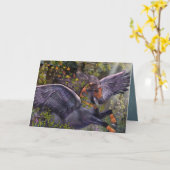 GwarchodwyrのデラックスなデザイナーA7 Notecard カード (黄色い花)