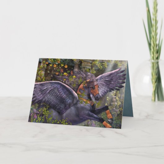 GwarchodwyrのデラックスなデザイナーA7 Notecard カード (正面)