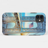 GWBの接続の城砦リーNJおよびマンハッタンNYPlus Case-Mate iPhoneケース (裏面(横))