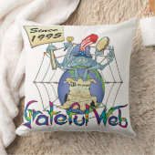 Gweb Spy Dye Throw Pillow クッション (ブランケット)