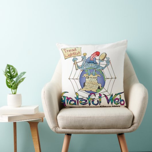 Gweb Spy Dye Throw Pillow クッション (椅子)