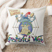 Gweb Spy Dye Throw Pillow クッション (ブランケット)