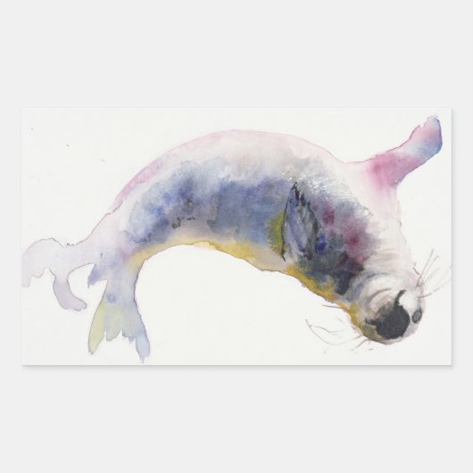 Gweek 2003の若いグレーシール 長方形シール (正面)