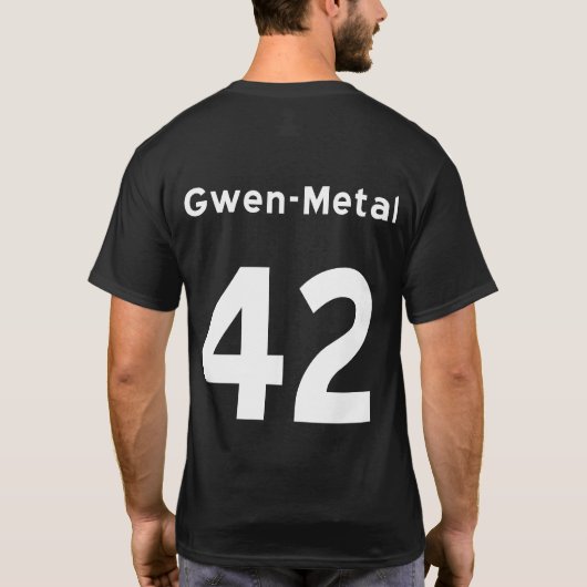 Gwen金属 Tシャツ (裏面)