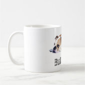 GwenGearのマグの"Bullicious"の英国のブルドッグ コーヒーマグカップ (左)