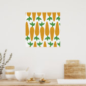 Gwennie The Bun:ニンジン畑 ポスター (キッチン)