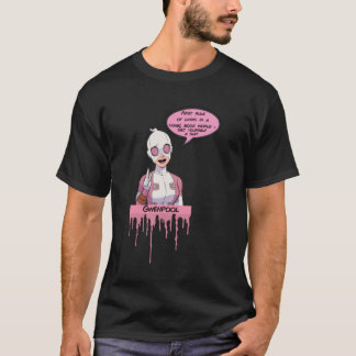 gwenpool first rule – ピンクの滴り tシャツ