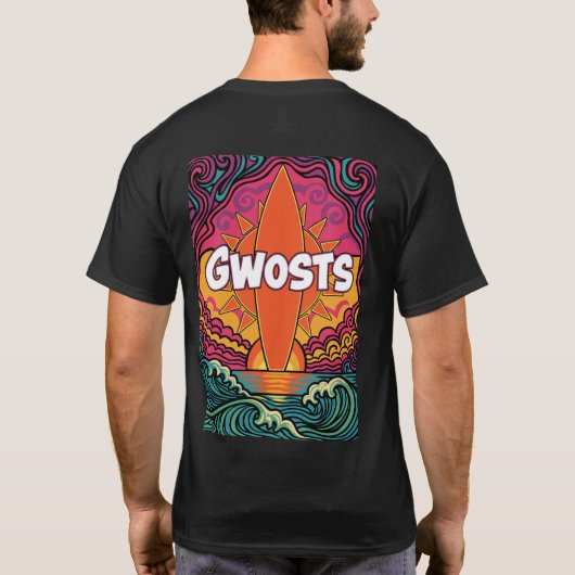 Gwosts サイケデリック tシャツ (裏面)