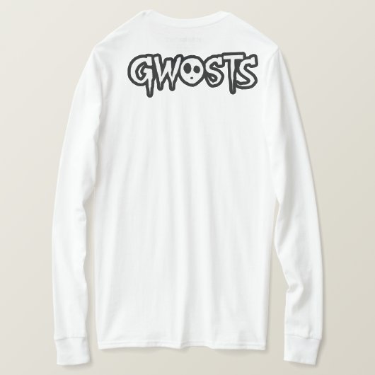 Gwosts 長袖 tシャツ (デザイン裏面)