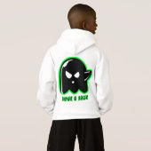 Gwosts Gamer & Biker Kid's Hoodie (裏面フル)
