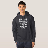 Gwosts Need Money For Motorcycle Parts Hoodie パーカ (正面フル)