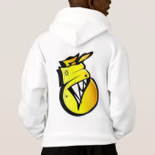 Gwosts x Erazer "E" キッズパーカー (裏面)