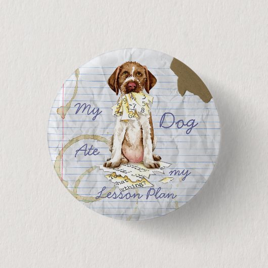 GWP 食べ My Lesson Plan Pinbackボタン 缶バッジ (正面)