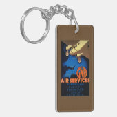 GWRの航空業務のヴィンテージPosterEurope キーホルダー (正面左)