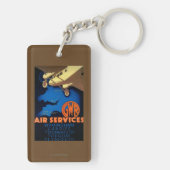 GWRの航空業務のヴィンテージPosterEurope キーホルダー (裏面)