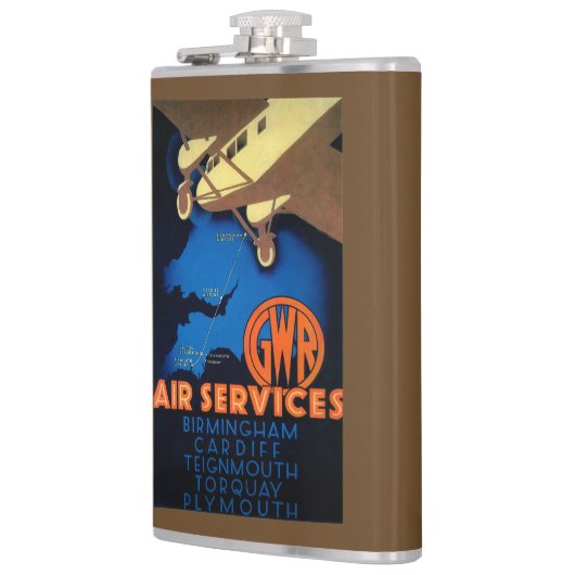 GWRの航空業務のヴィンテージPosterEurope フラスク (左)
