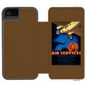 GWRの航空業務のヴィンテージPosterEurope Incipio iPhoneウォレットケース (フォリオオープン)