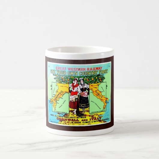 GWRは最初にあなたの国を参照 コーヒーマグカップ (中央)