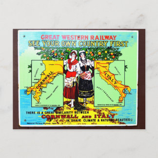 GWRは自分の国の最初の広告を参照 ポストカード