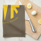 GWR素晴らし Western Railes 1930年ハイキングダック キッチンタオル (四つ折り)