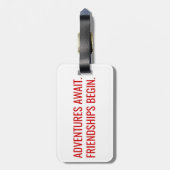 GWTの荷物のラベル ラゲッジタグ (裏面縦)