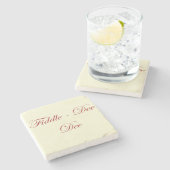 GWTWフィドルディー引用文コースター ストーンコースター (横)