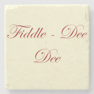 GWTWフィドルディー引用文コースター ストーンコースター