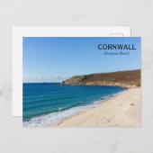 Gwynver Beach Cornwall England  ポストカード (正面/裏面)