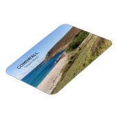 Gwynver Beach In Cornwall England  マグネット (左側)